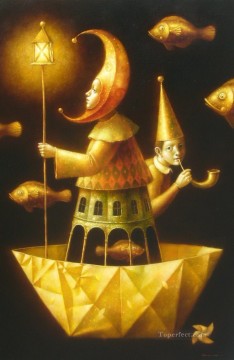 los navegantes nocturnos mezgvaurta game Fantasy Oil Paintings